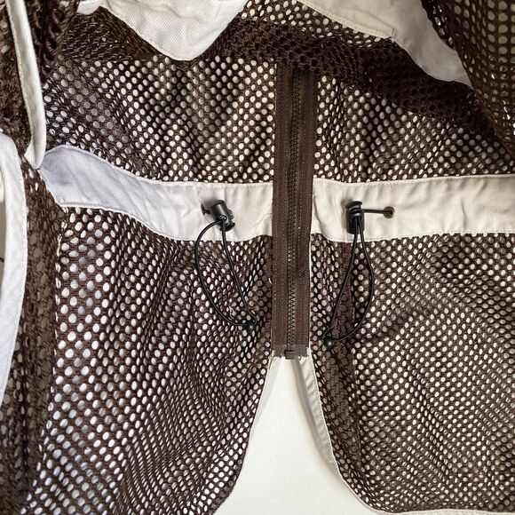 Limbsaver Hunting Vest Men XL Gray Canvas Quilted 4 Pockets Mesh Back Vintage - Picture 10 of 12